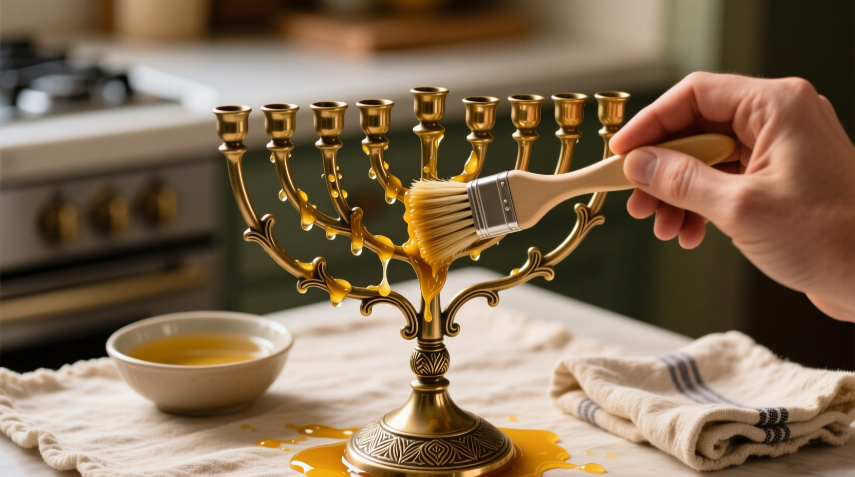 clean and de wax your menorah with these tips