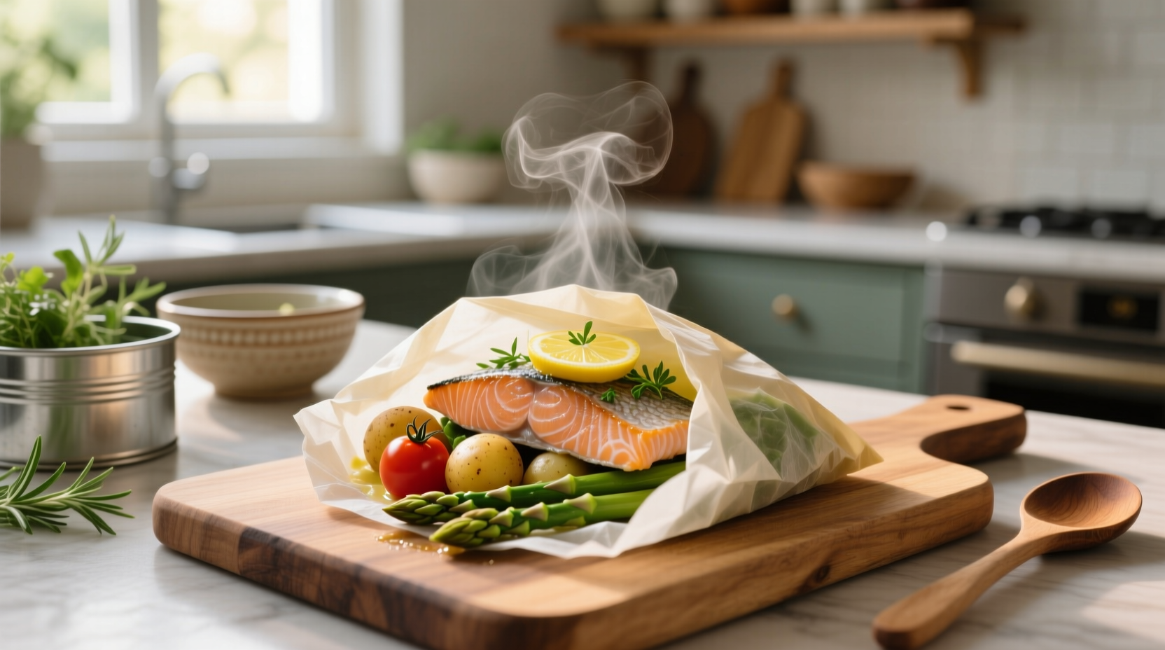cook en papillote for efficient healthy meals