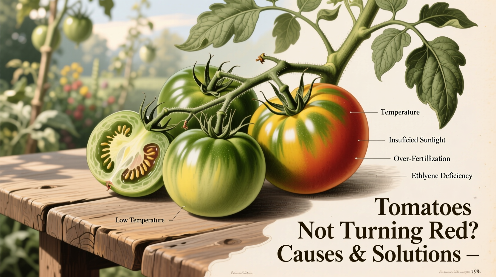 tomatoes not turning red reasons how to ripen them 2