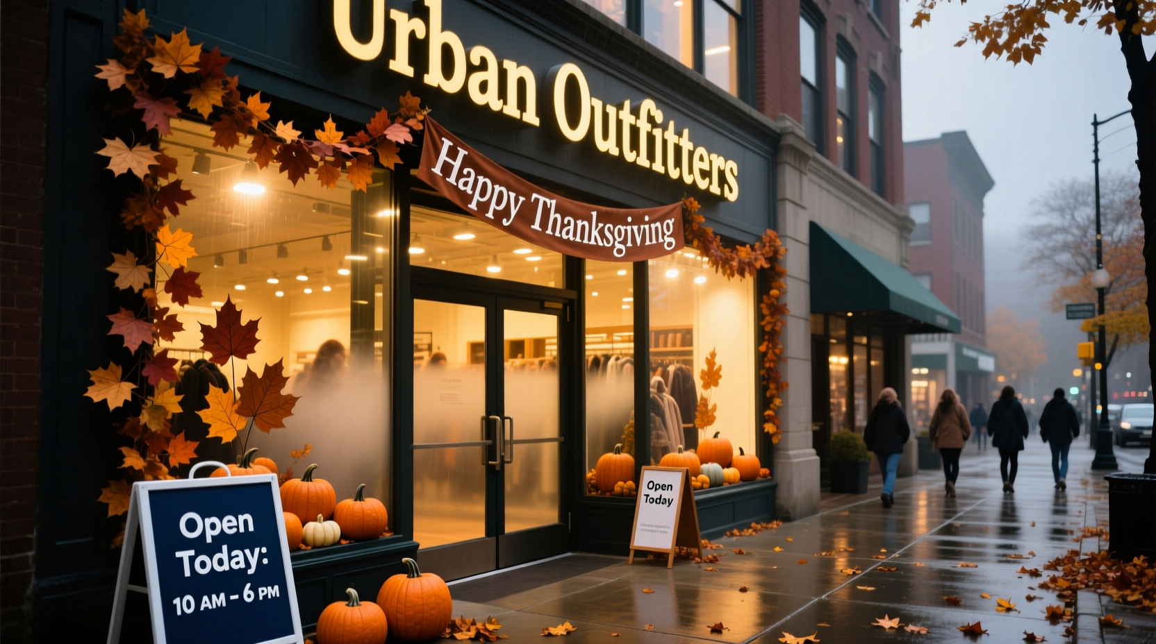 is urban outfitters open on thanksgiving
