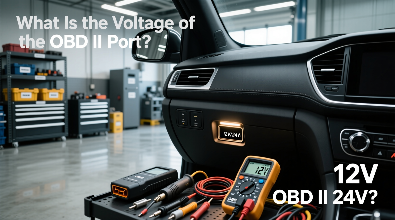 How to Choose 12V or 24V OBD2: What Is the Voltage of the OBD II Port?