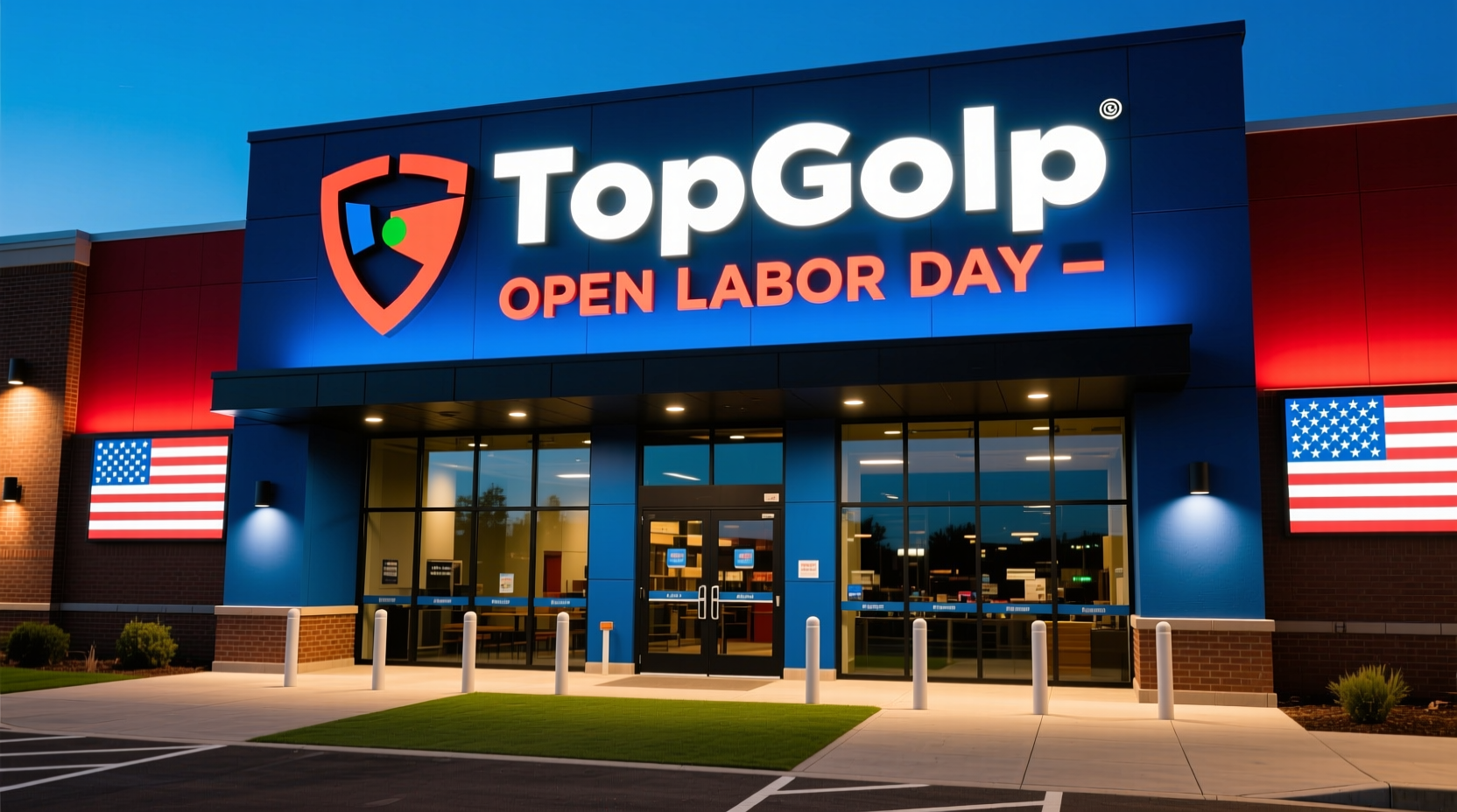 is top golf open on labor day