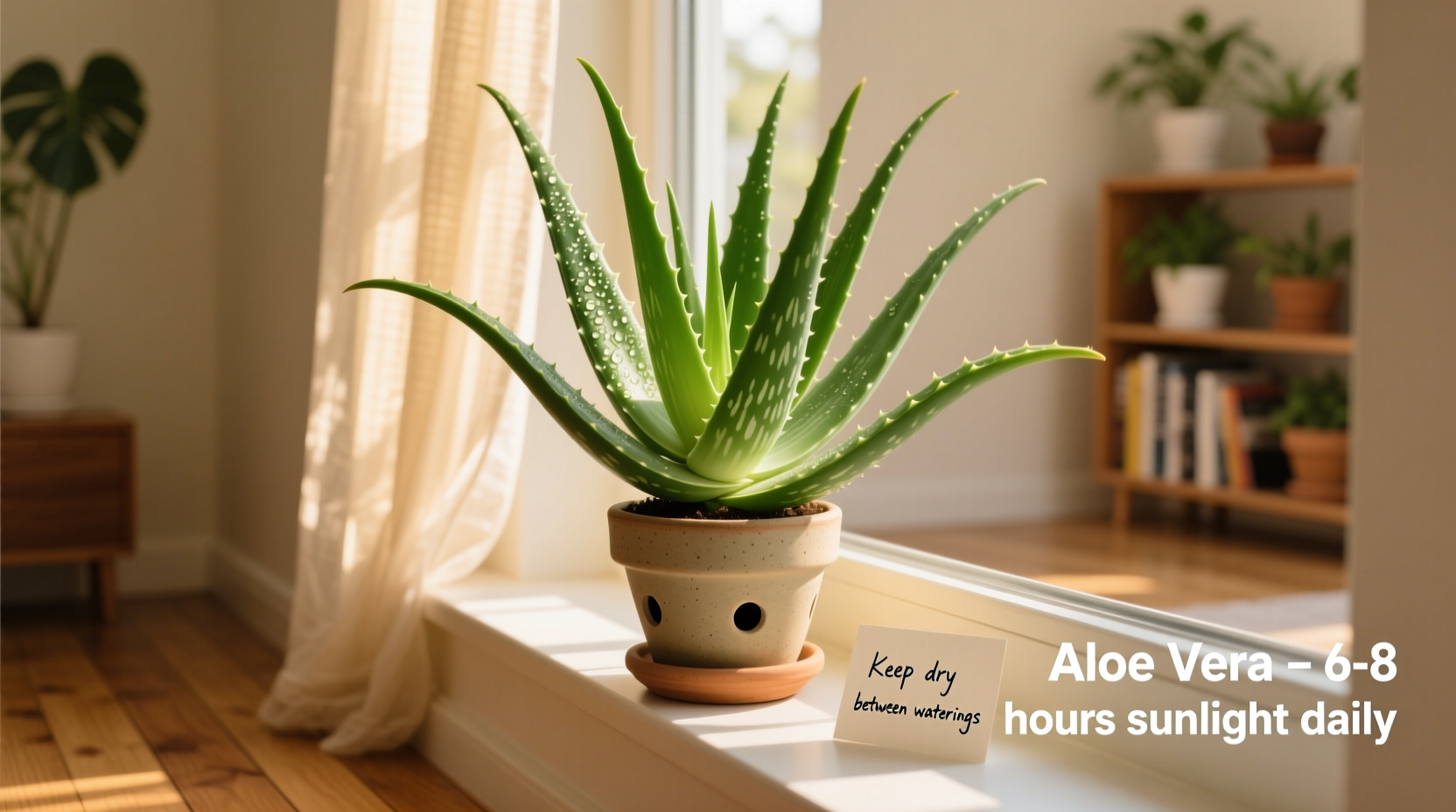 can you grow aloe indoors