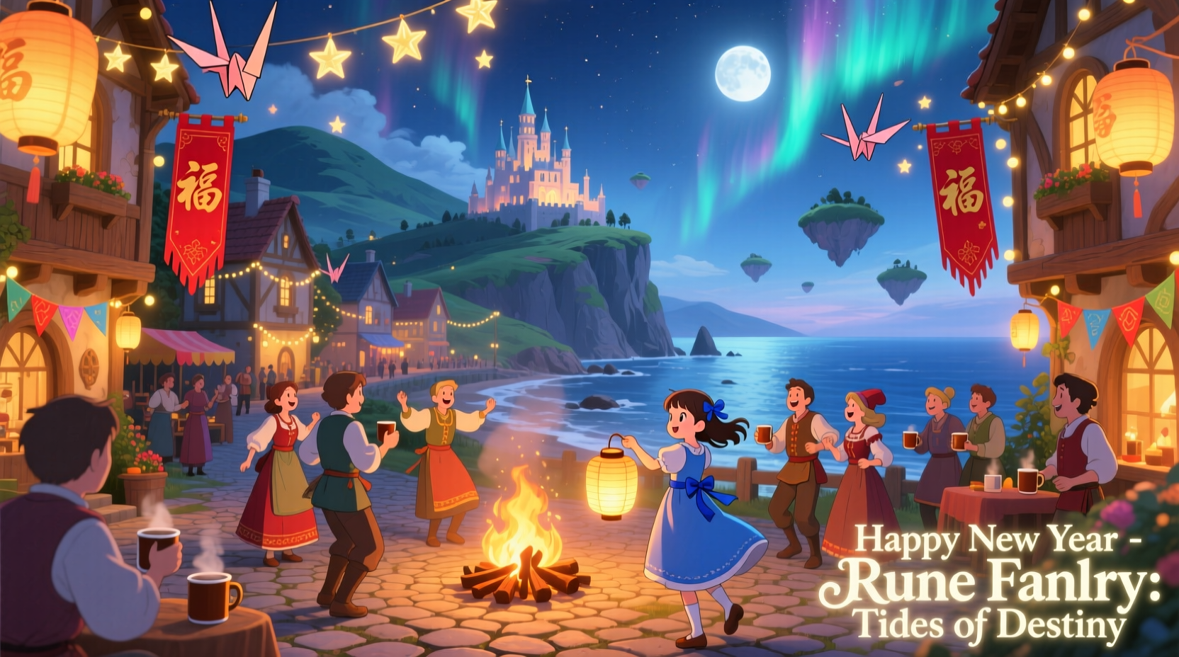 where are new year eve rune factory tiiles of destiny