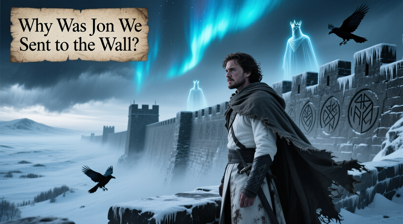 why was jon snow sent to the wall reasons fate explained