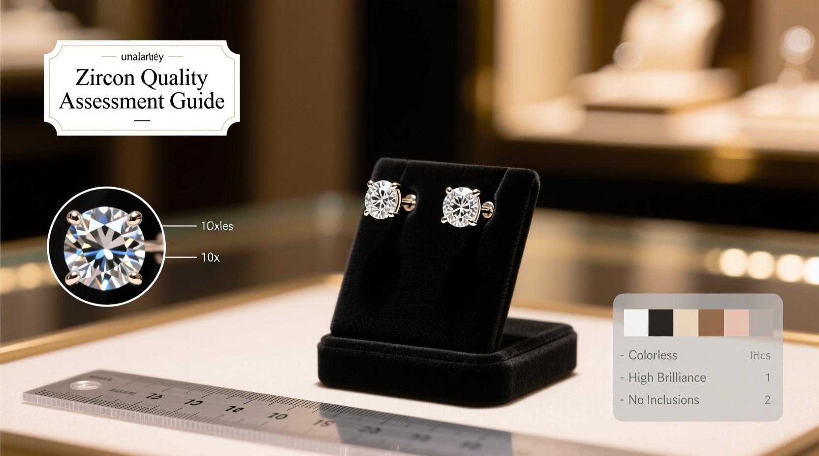 a practical guide to assessing zircon quality in stud earrings
