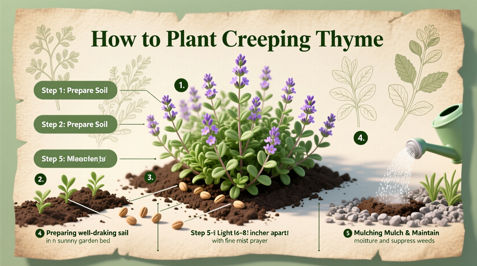 how do you plant creeping thyme