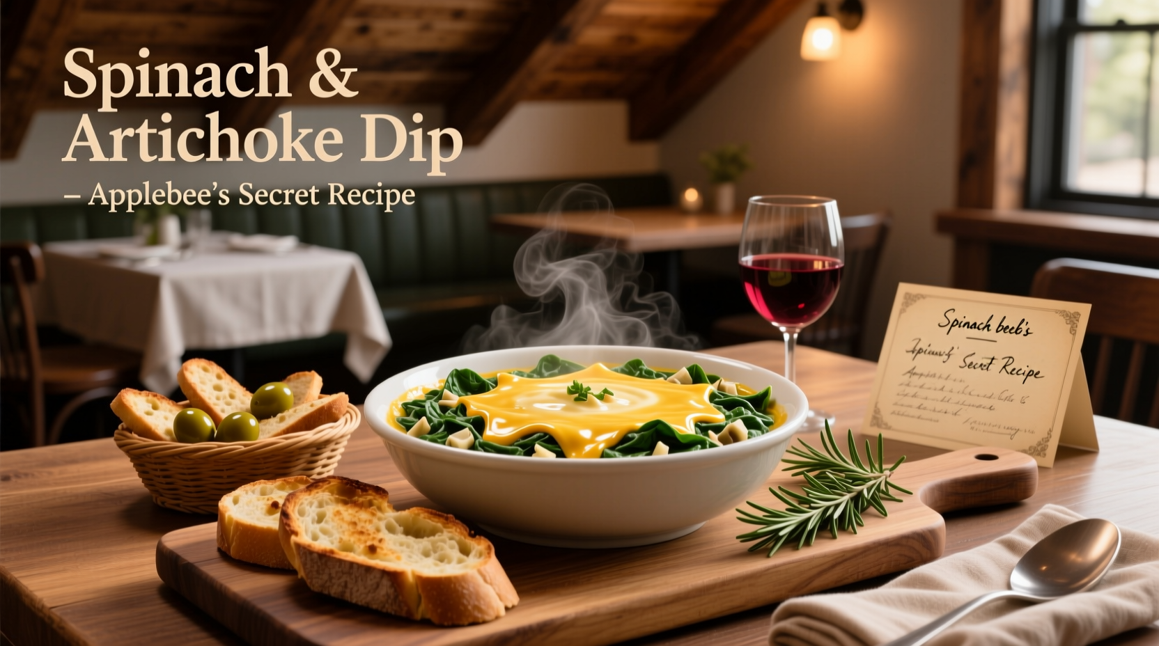 applebee's spinach dip recipe at home