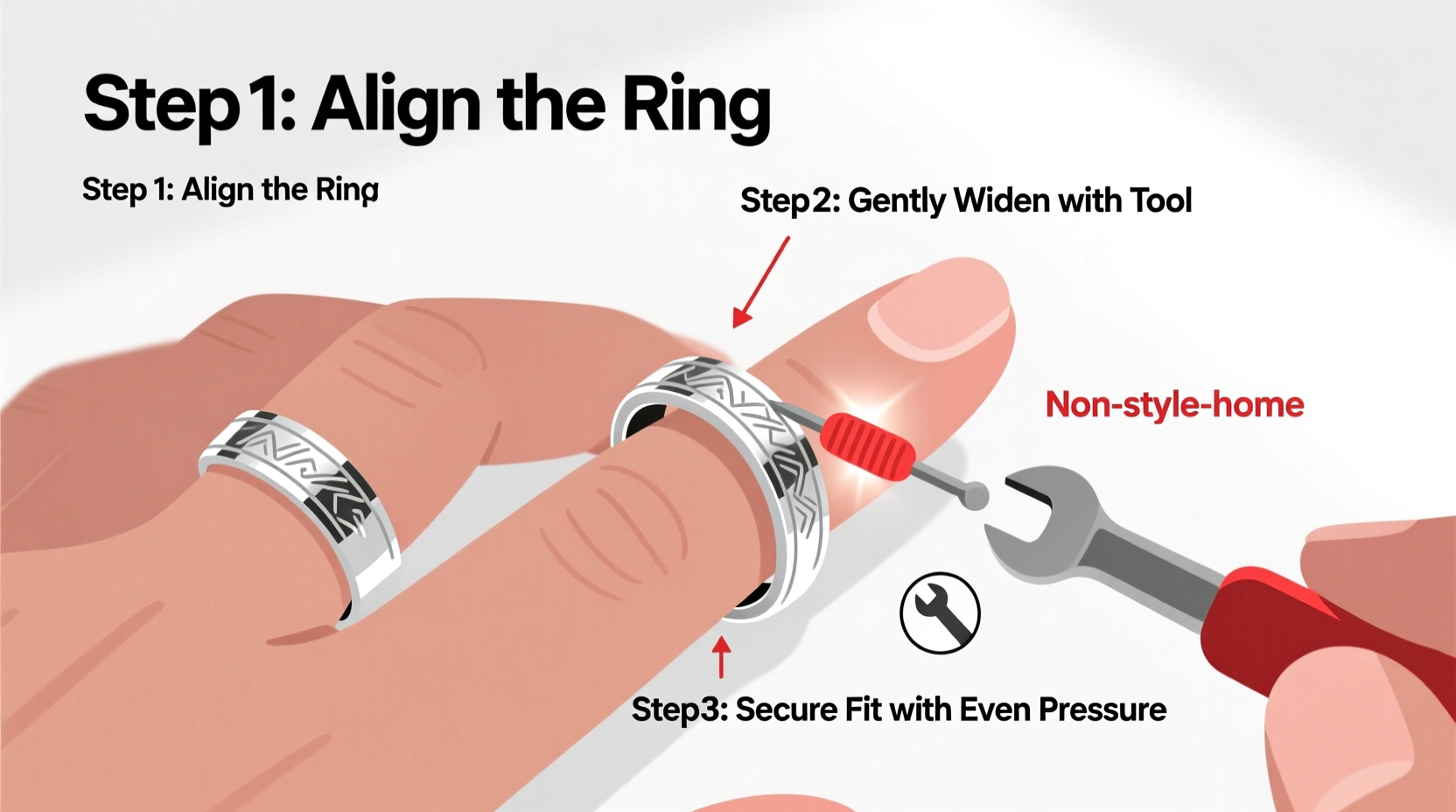 expert tips for perfectly adjusting an open style ring at home