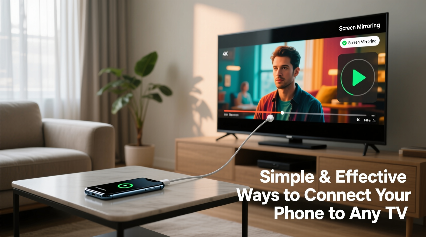 simple and effective ways to connect your phone to any tv for seamless viewing
