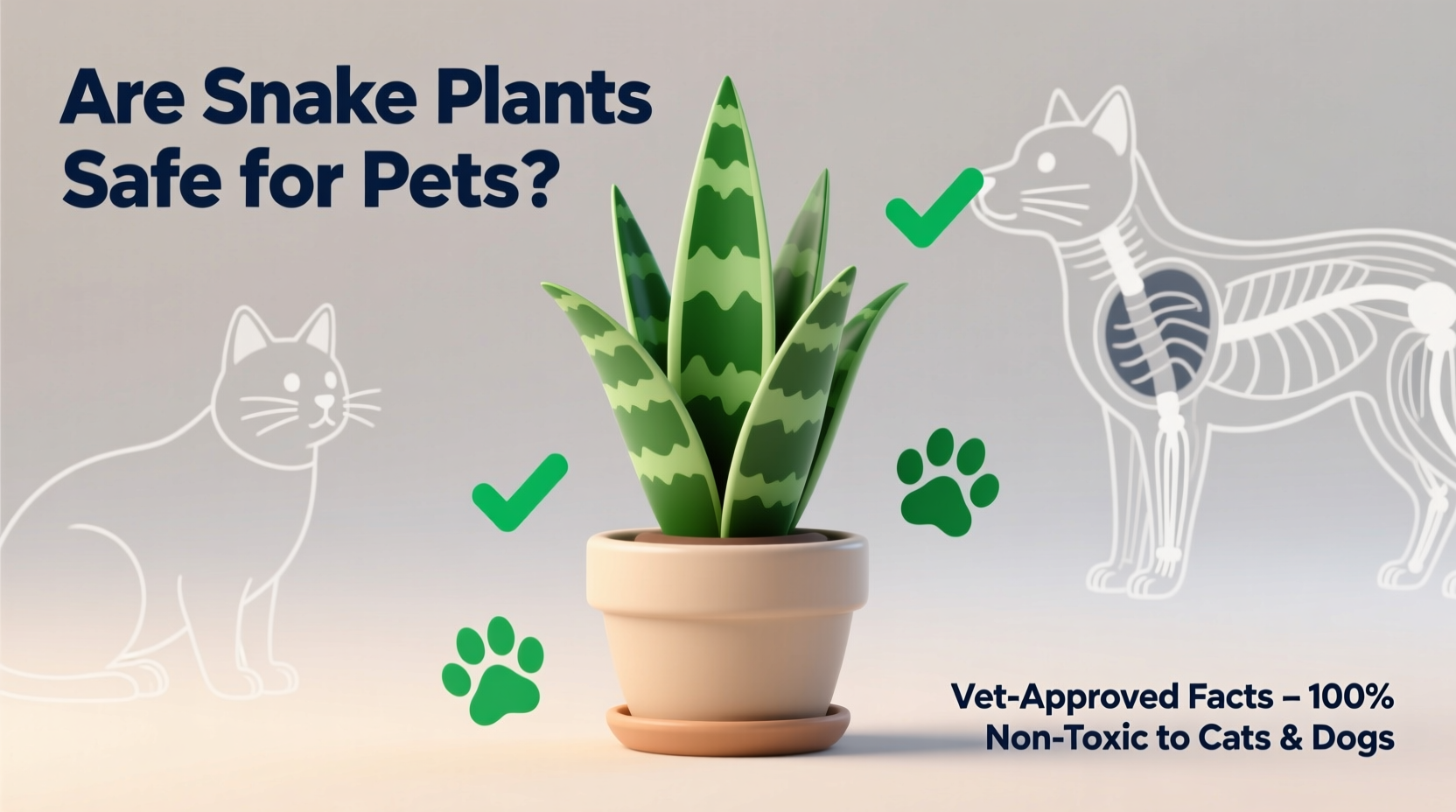are snake plants safe for pets