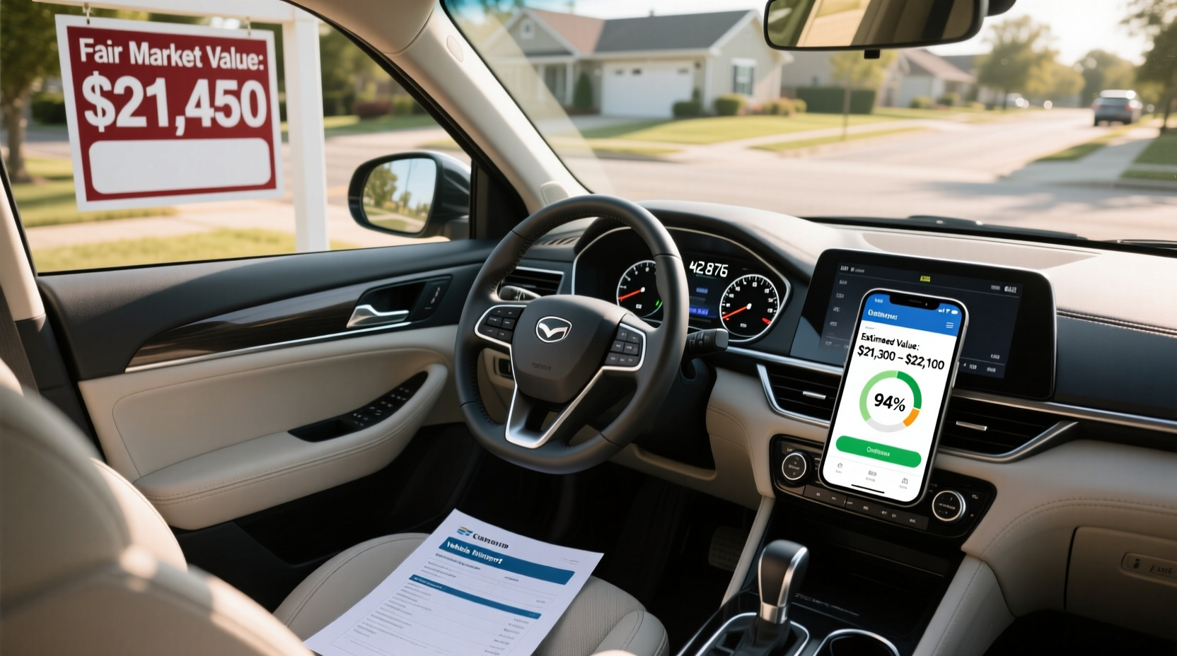 how do you determine fair market value of a car