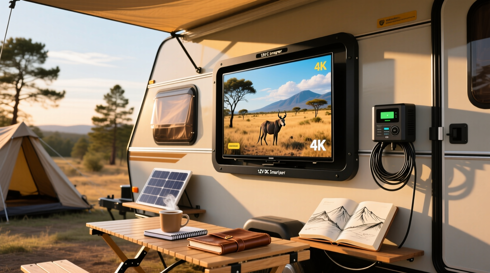 What to Look for in a 12V DC Smart TV for RVs and Caravans
