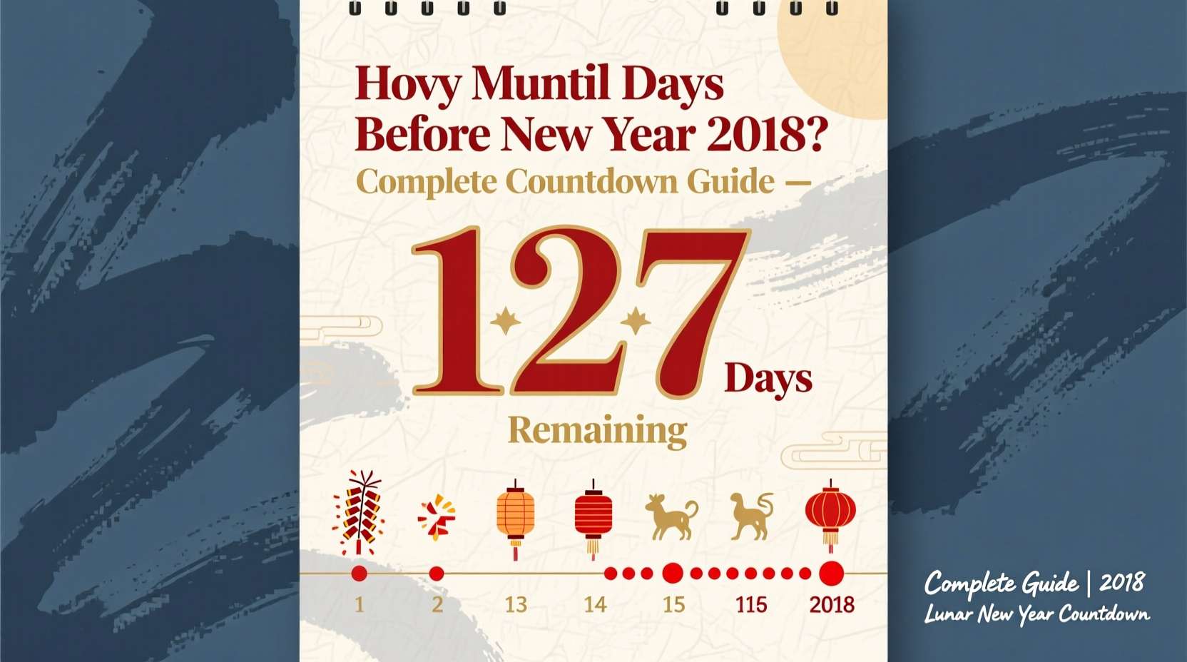 how many days before new year 2018