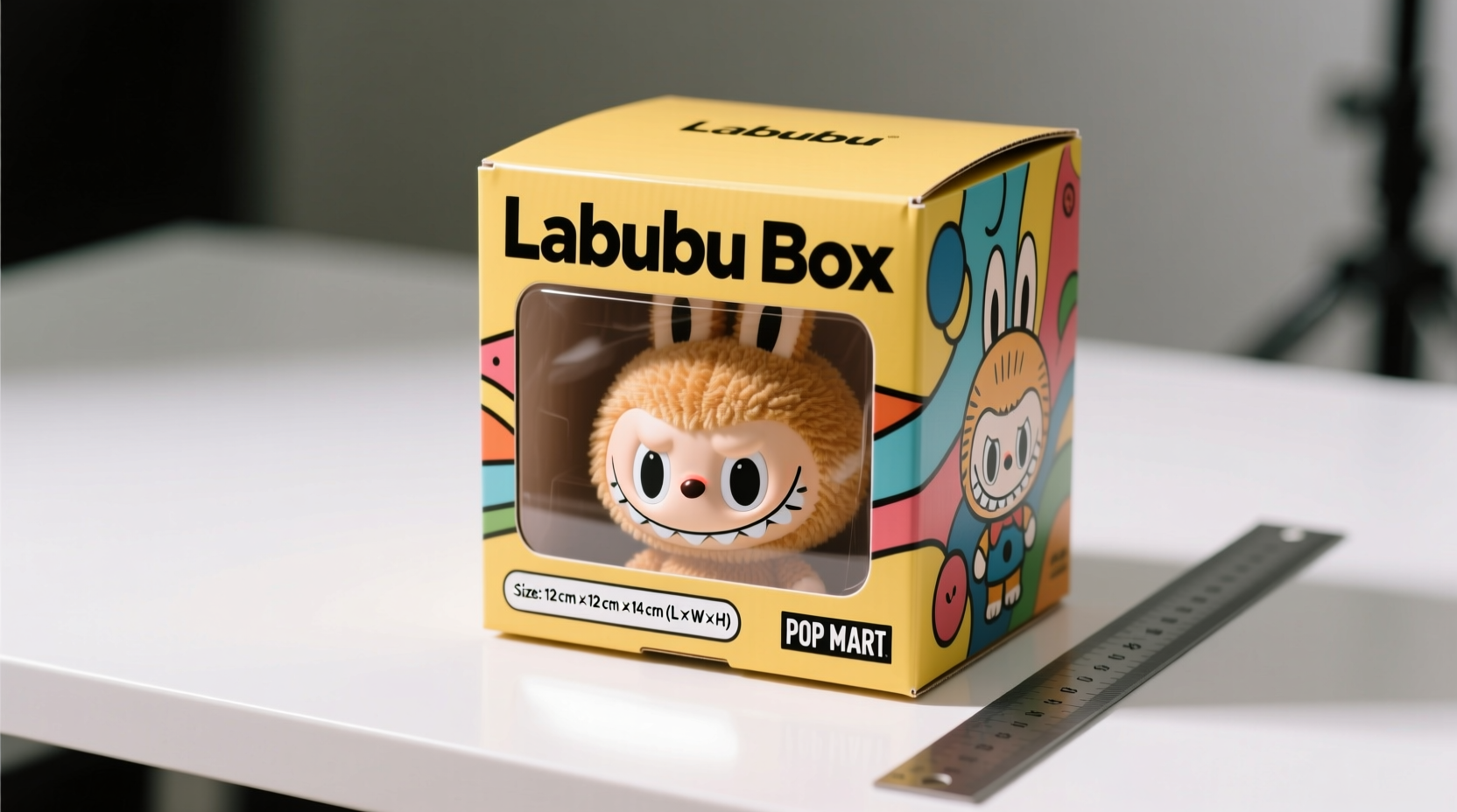how big is a labubu box