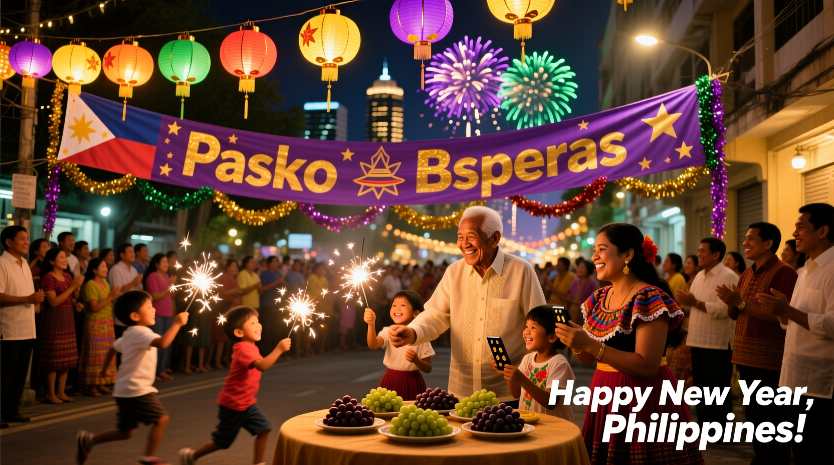 how do filipino celebrate new year