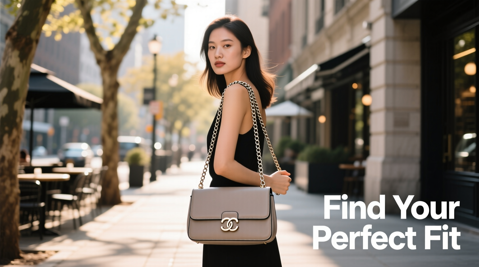 how to find the ideal chain bag size for comfort and style