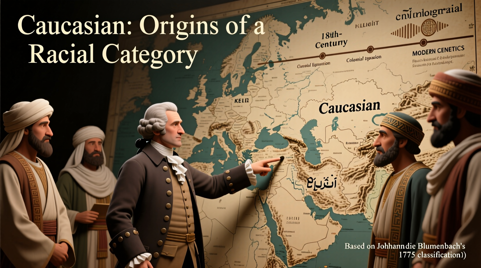 why are white people called caucasian origin history