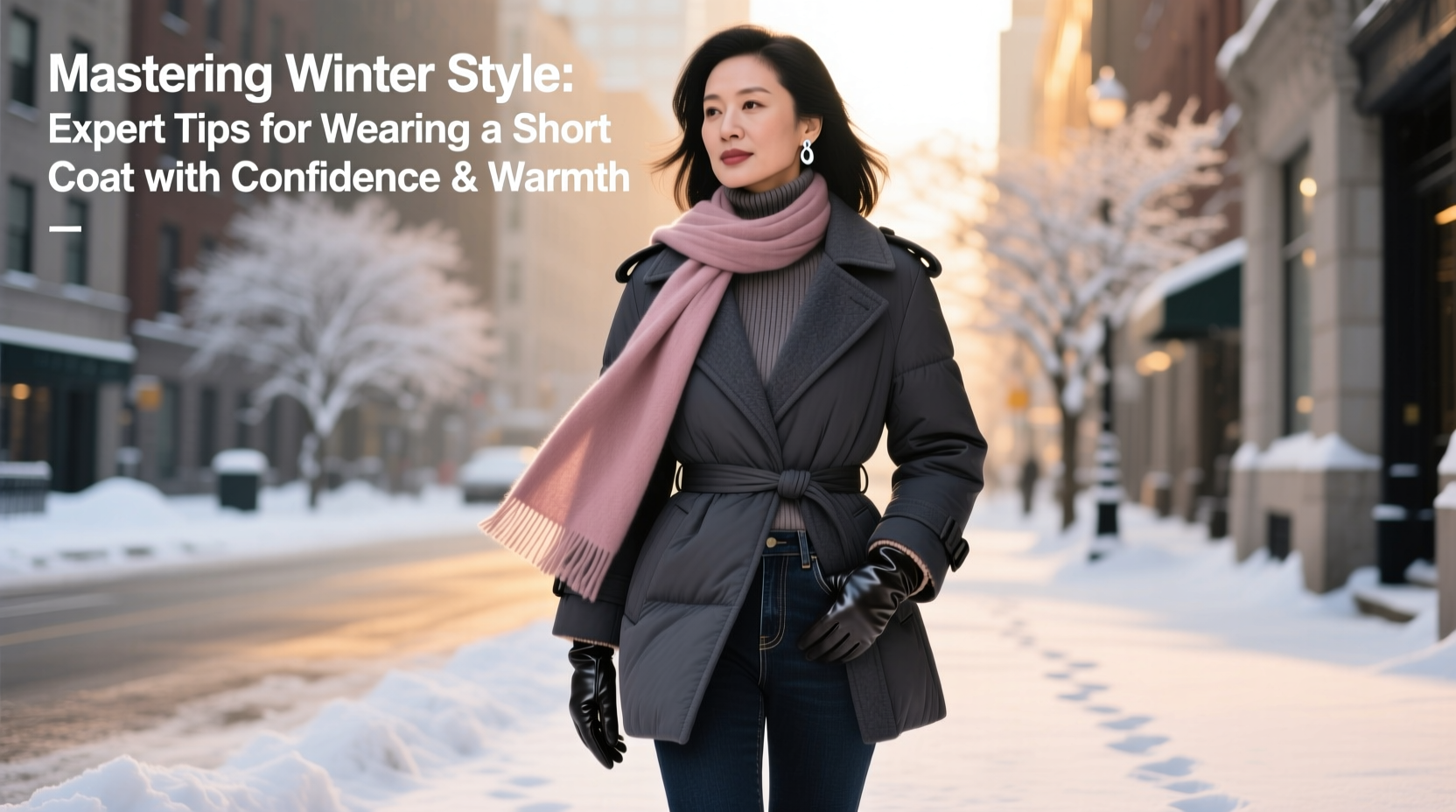 mastering winter style expert tips on how to wear a short coat with confidence and warmth