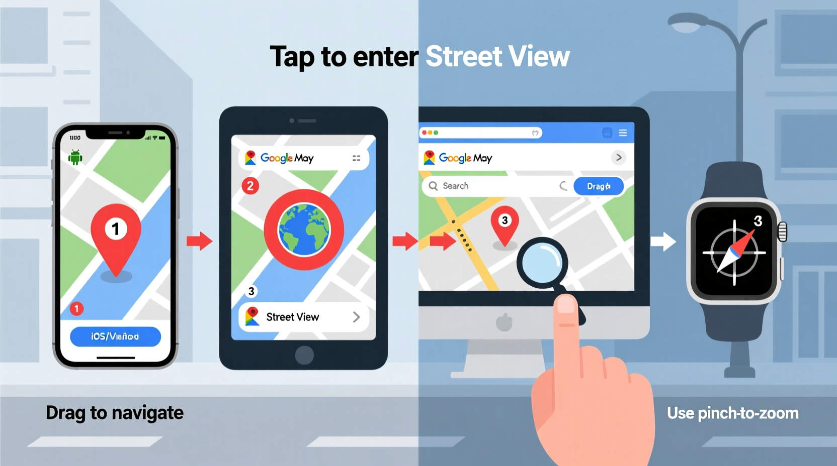 how to access and navigate street view a step by step guide for all devices