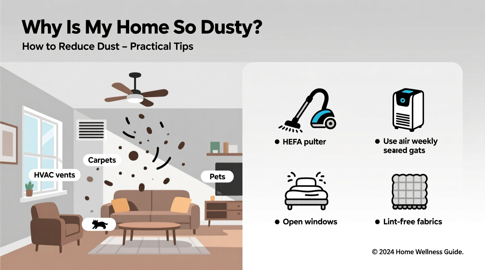 why is my home so dusty common causes how to reduce dust