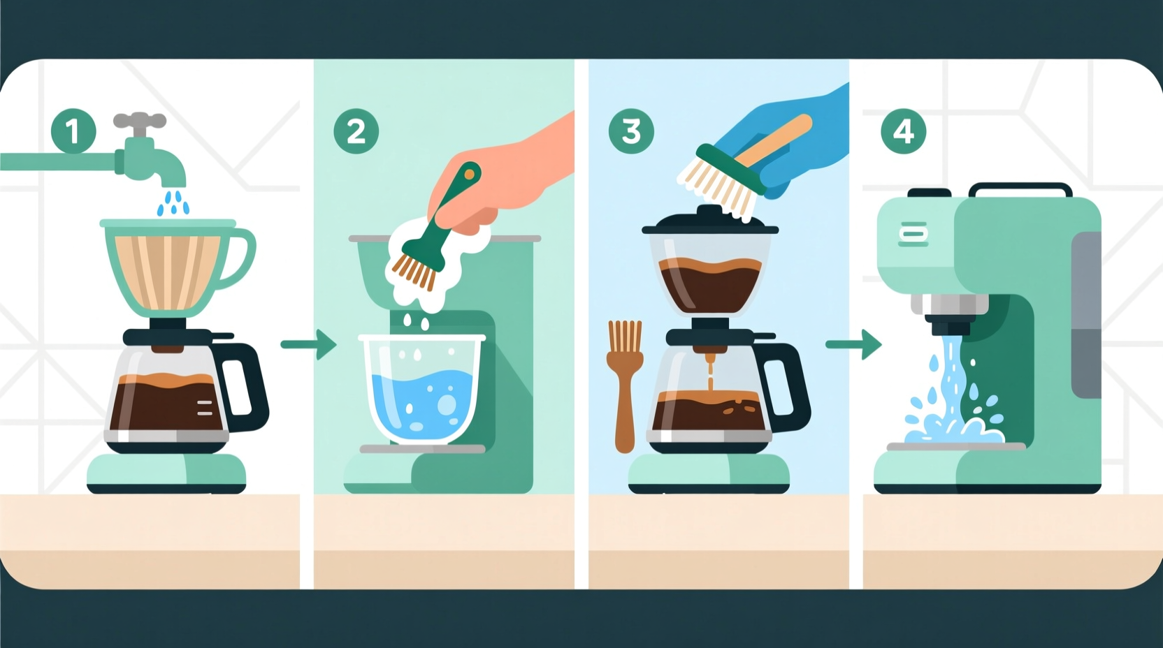 how to clean coffee maker