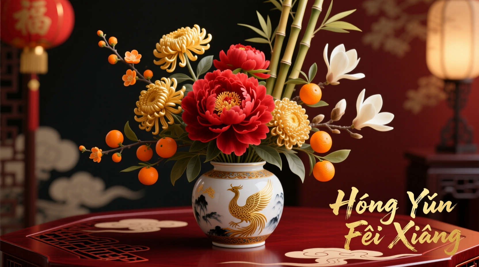 what flowers to give for chinese new year