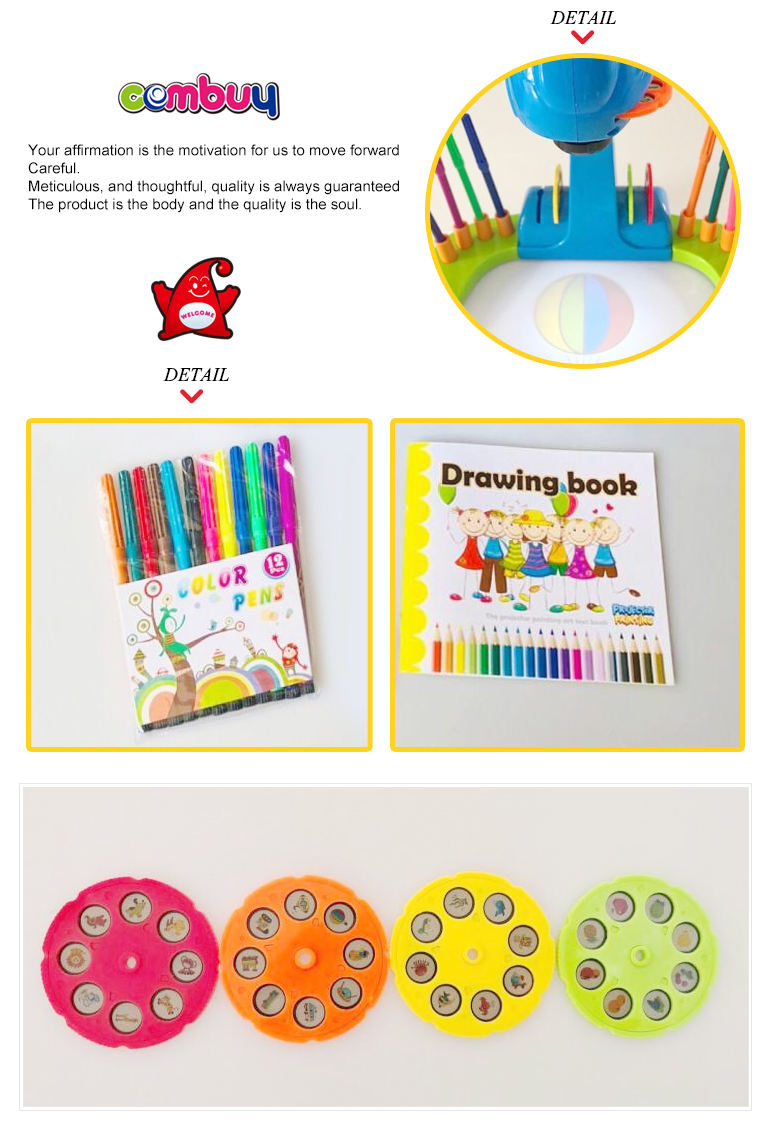 Painting educational toy pattern table drawing projector