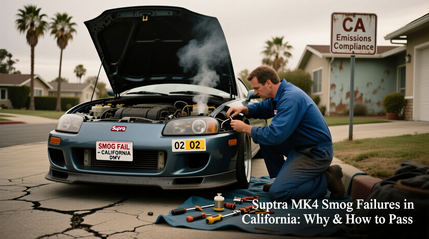 supra mk4 smog failures california