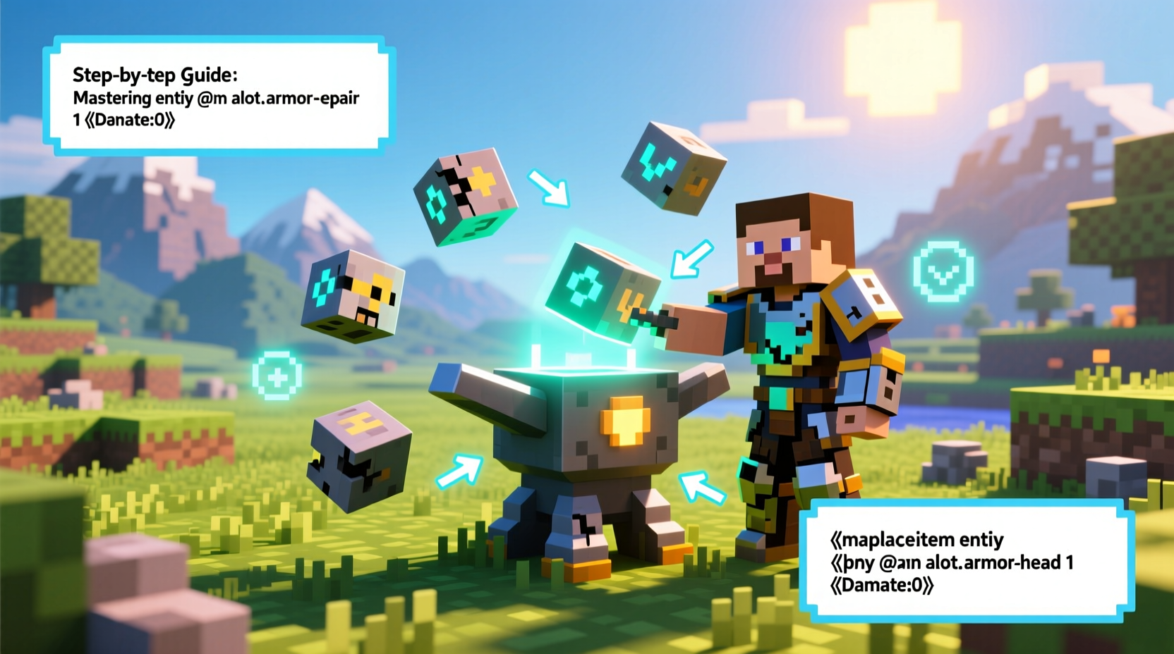 mastering armor repair commands in minecraft a complete guide to restoring durability