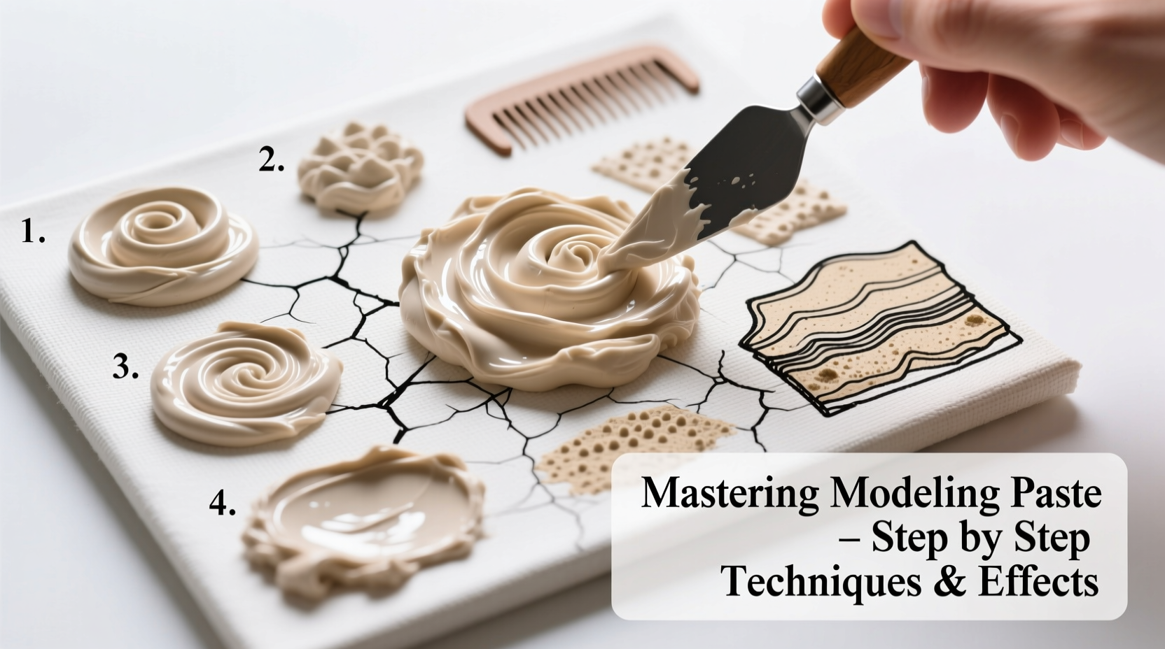 mastering modeling paste a step by step guide to creative techniques and effects