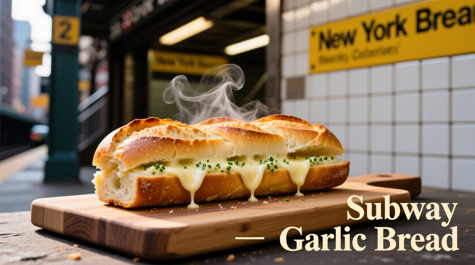 subway garlic bread