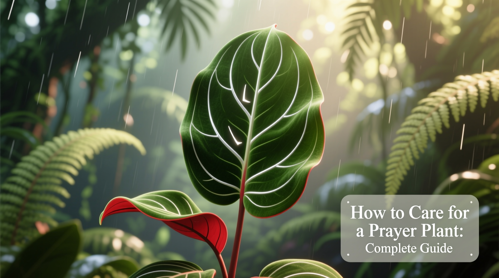 how to care for a prayer plant