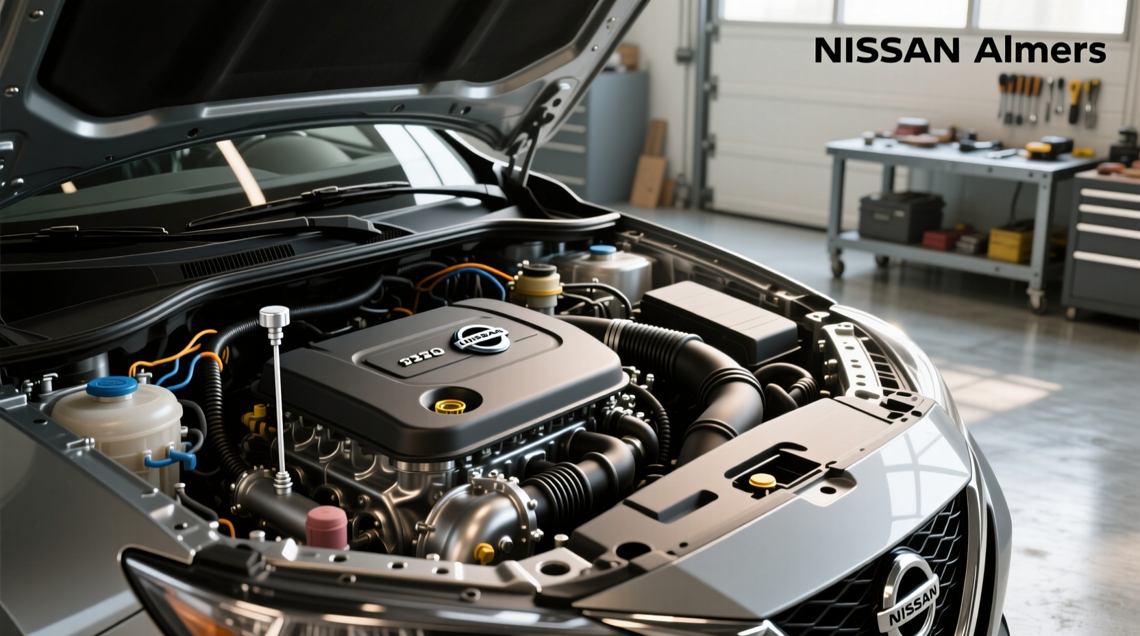How to Find the Crankshaft Position Sensor on a Nissan Almera