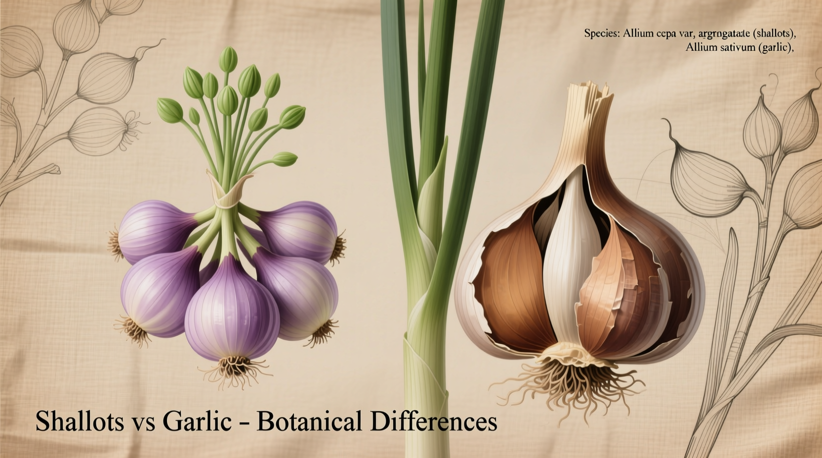 shallots vs garlic
