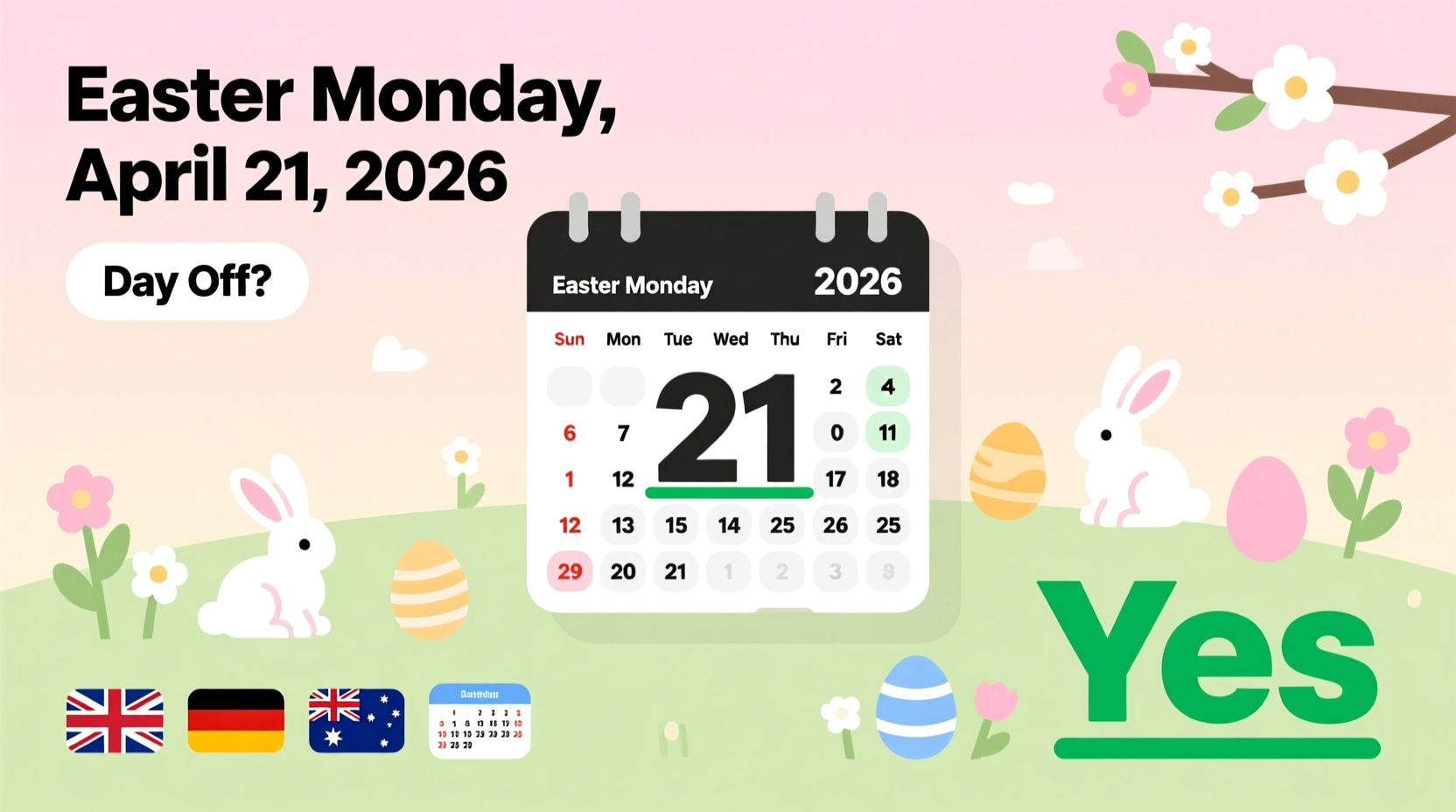 is easter monday a day off