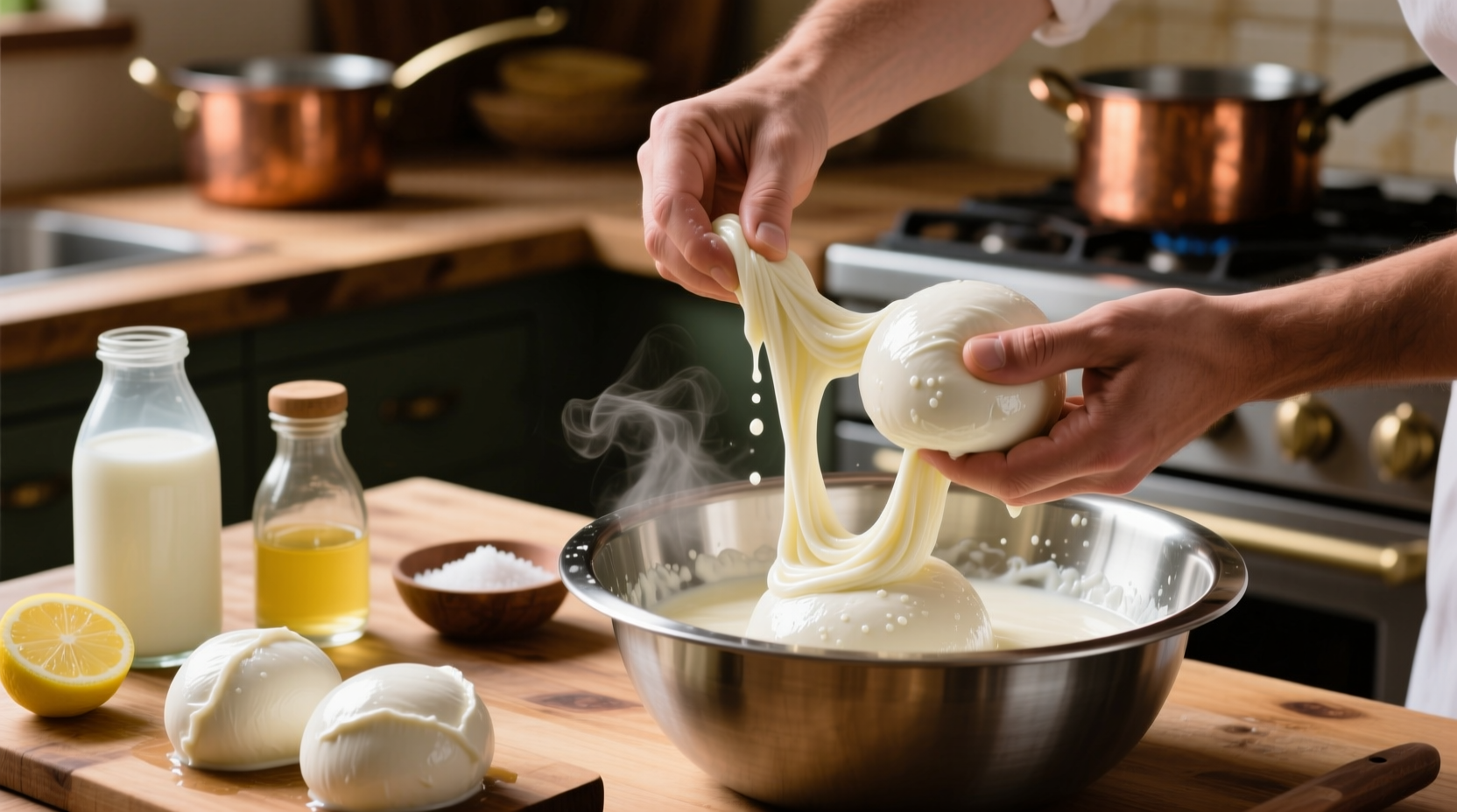 how to make fresh mozzarella from scratch recipe