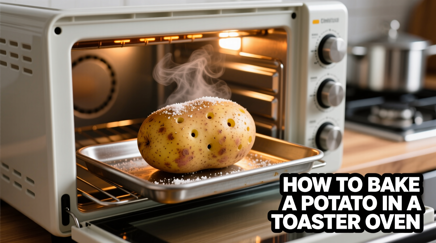 Perfect Toaster Oven Baked Potato: 45-Minute Method