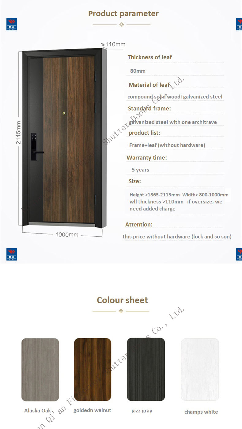 main front entrance exterior door luxury black and pivot stainless turkish security wooden steel doors