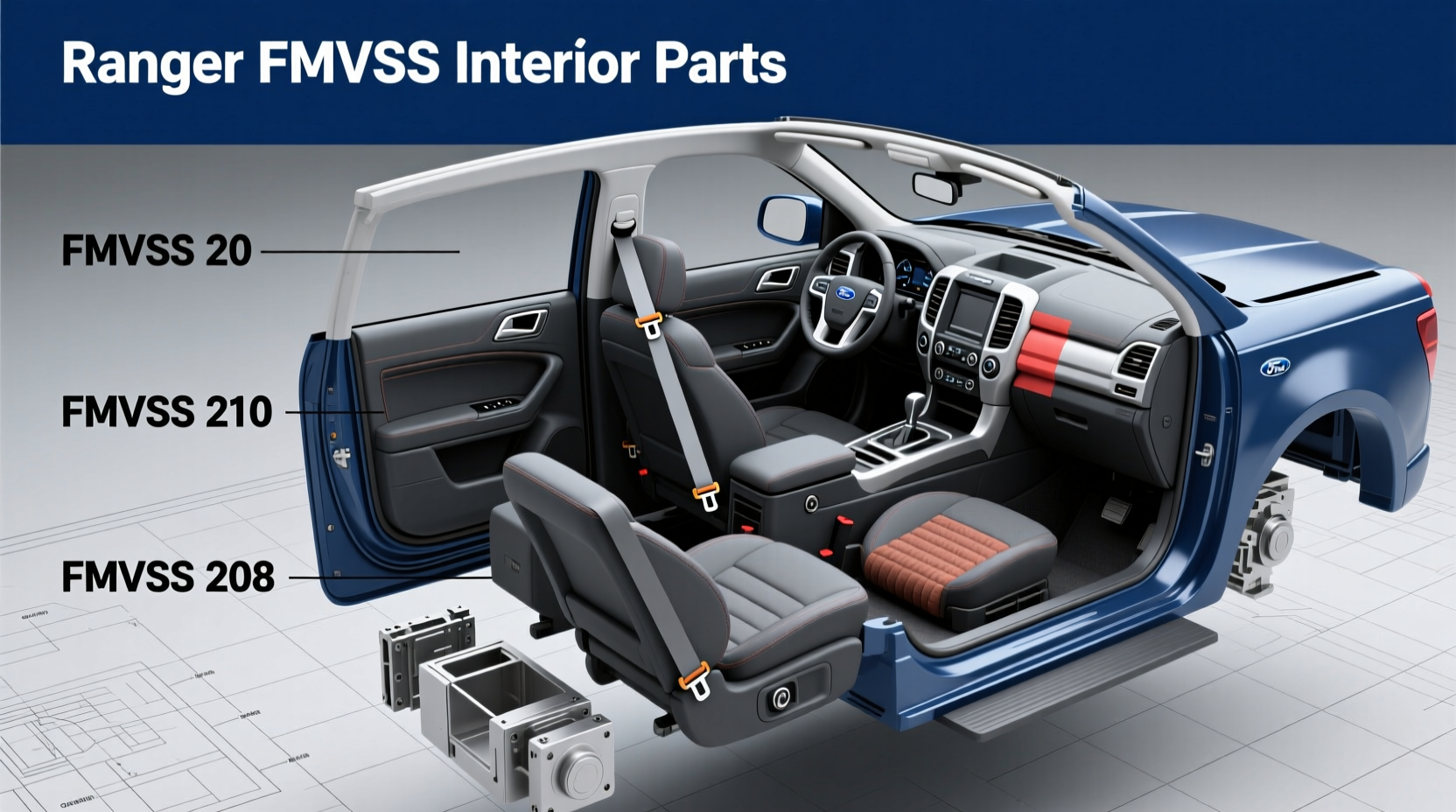 ranger fmvss interior parts