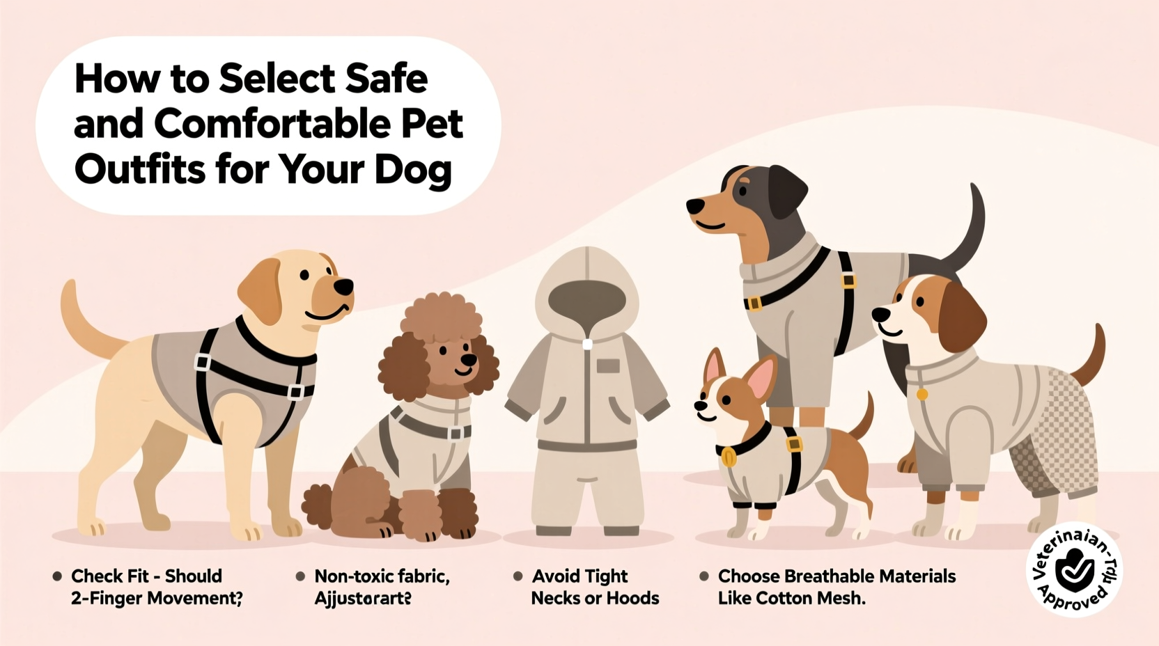 how to select safe and comfortable pet outfits for your dog a practical guide