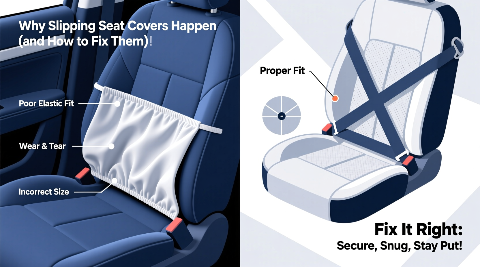 why slipping seat covers