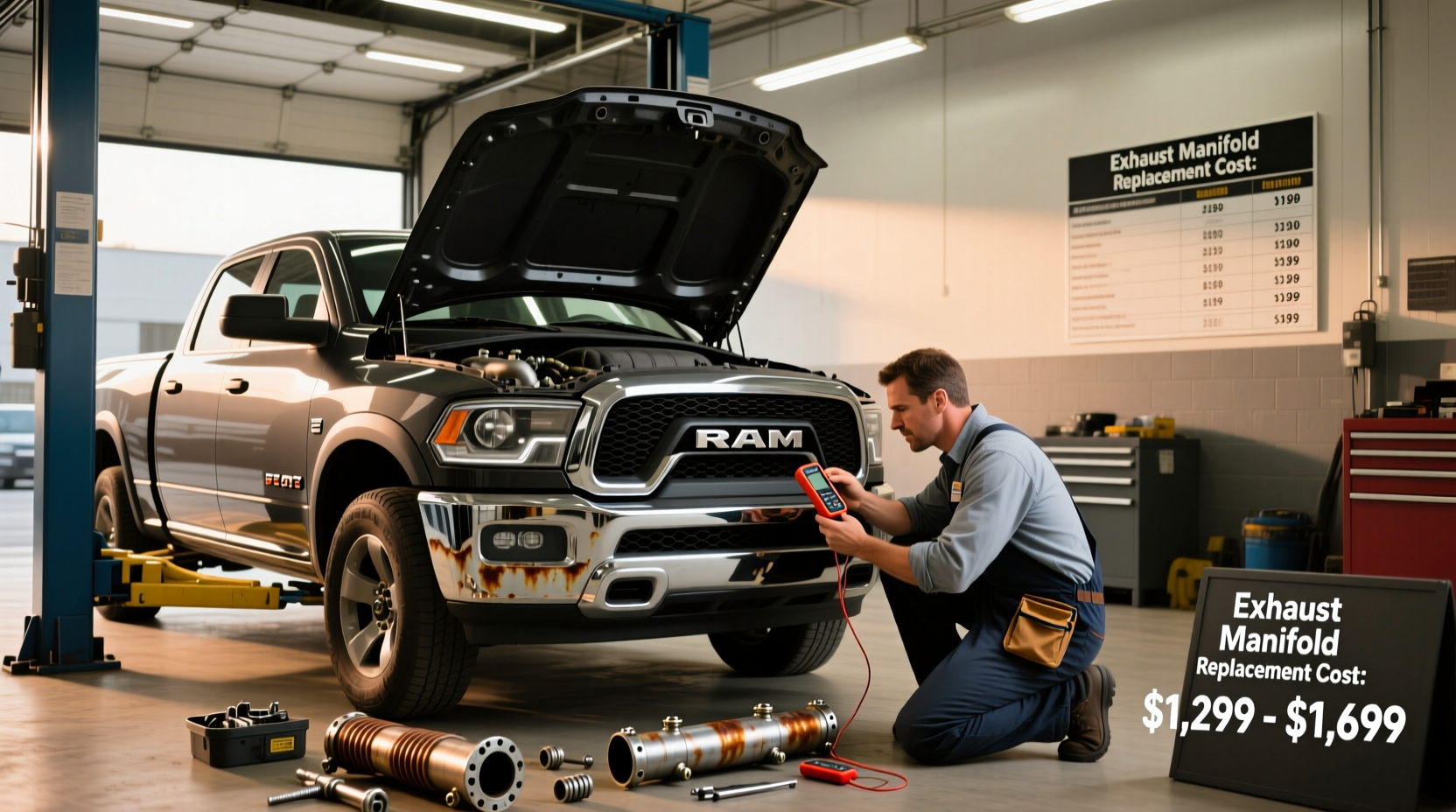 How Much Does It Cost to Replace an Exhaust Manifold on a Ram 1500?