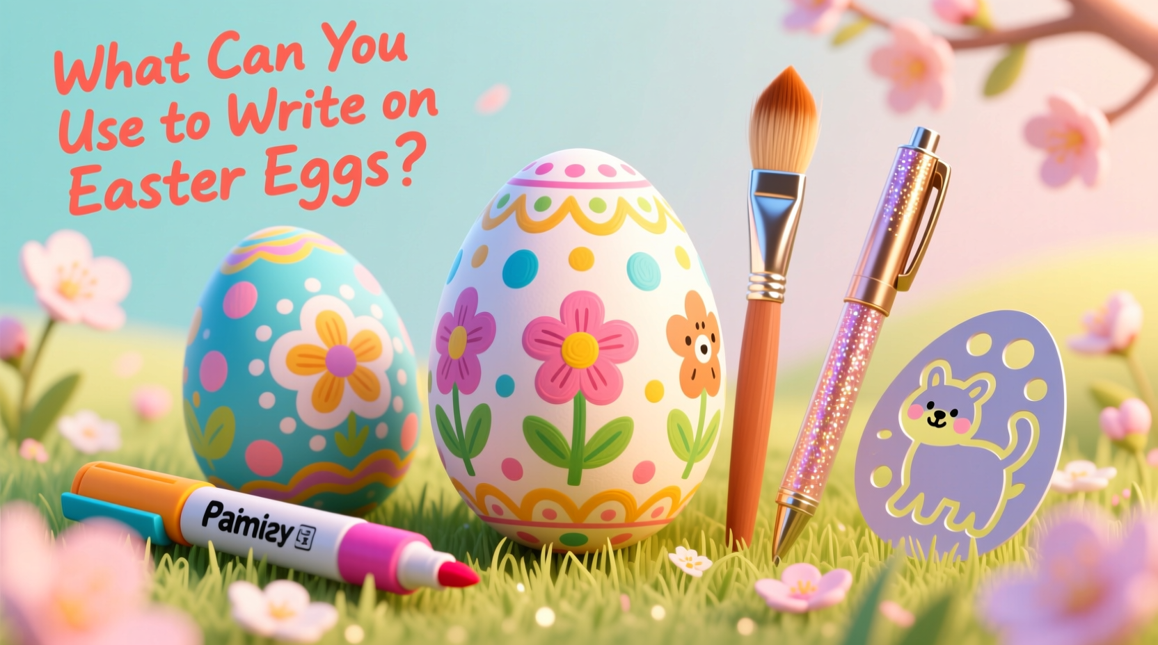 What Can You Use to Write on Easter Eggs