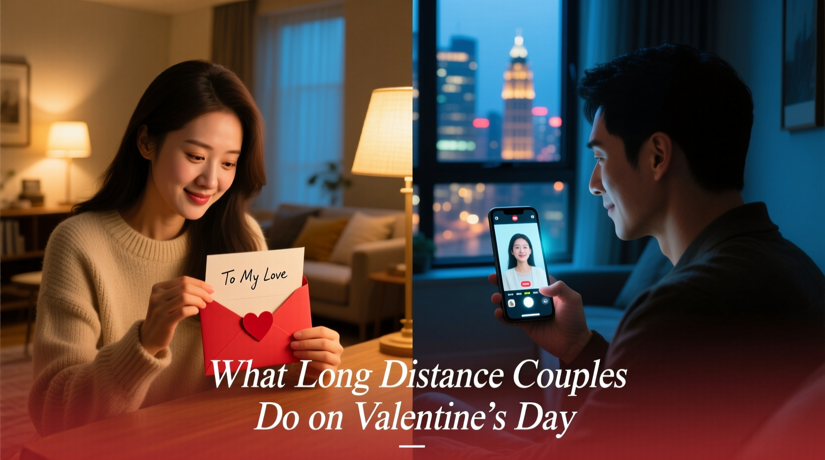 what do long distance couples do on valentines day