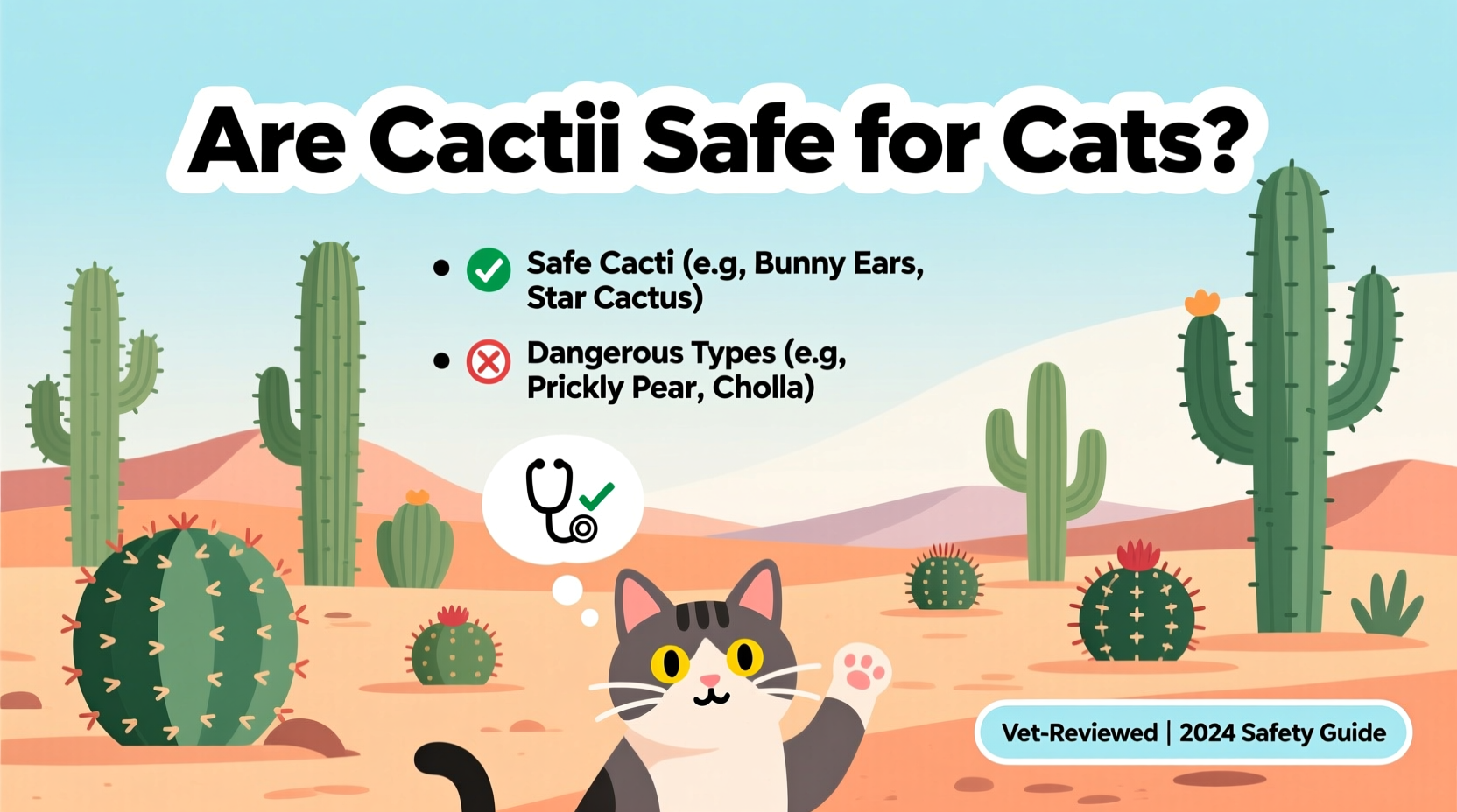 are cactus safe for cats