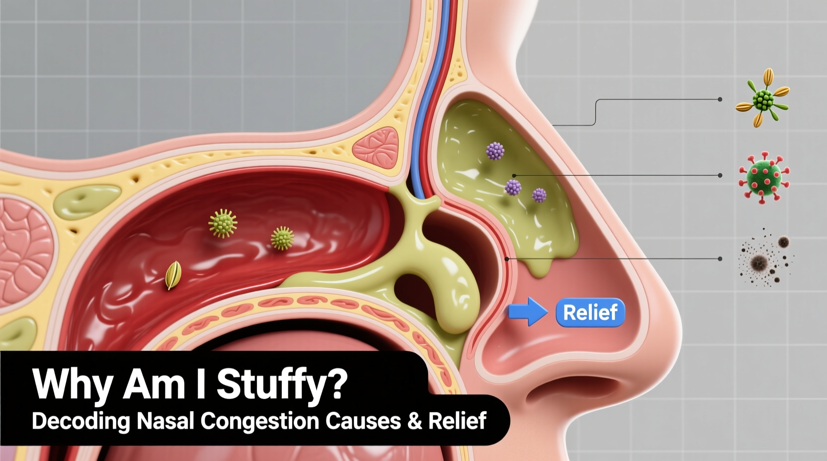 why am i stuffy decoding nasal congestion causes relief