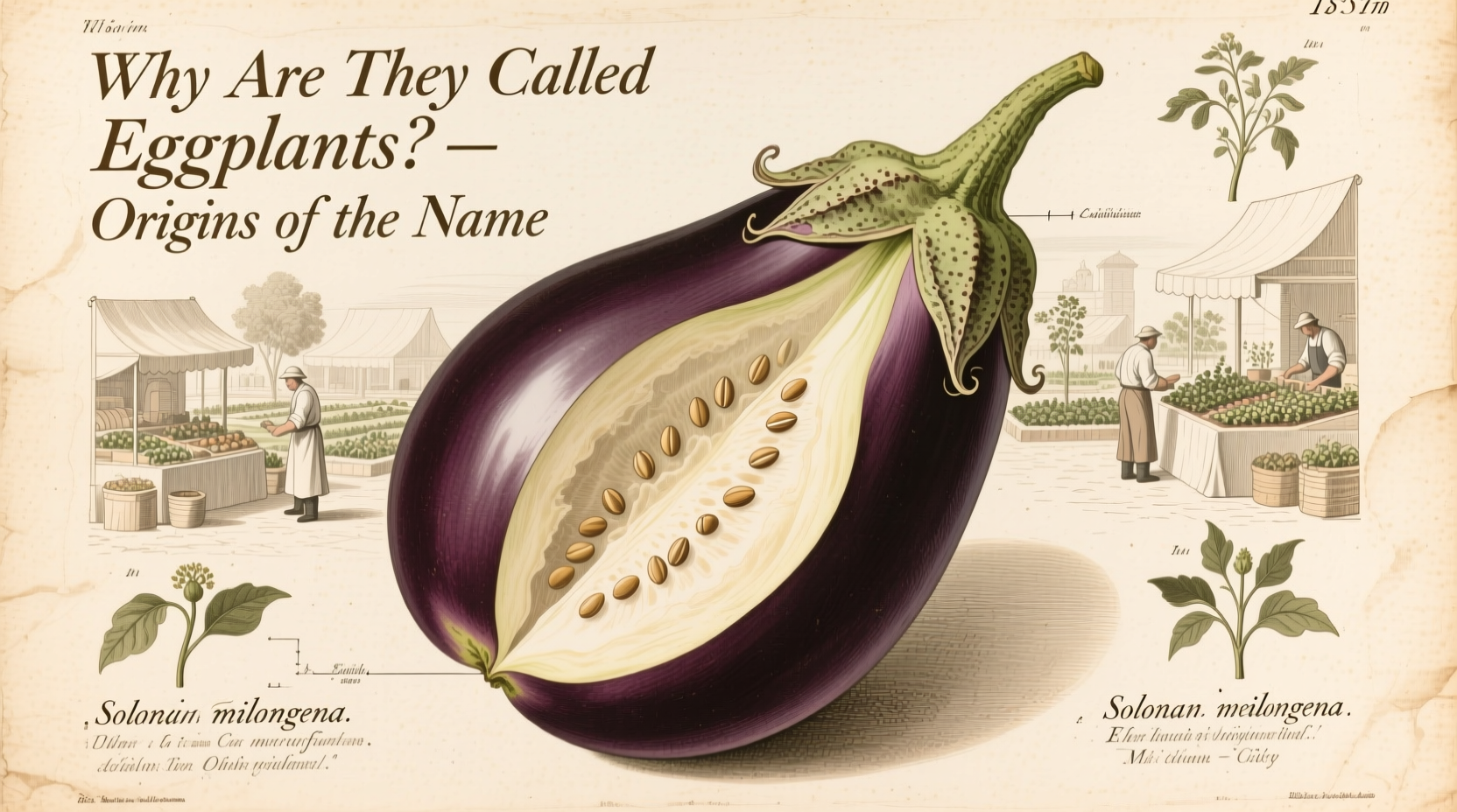why are they called eggplants unveiling the names origins