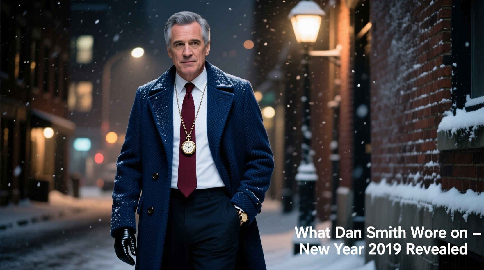 what was dan smith wearing on 2019 new year