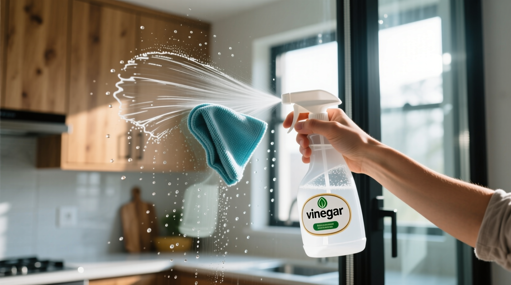 how to clean windows with vinegar